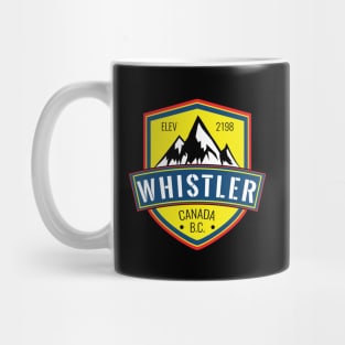 Skiing Whistler British Columbia Canada Mug